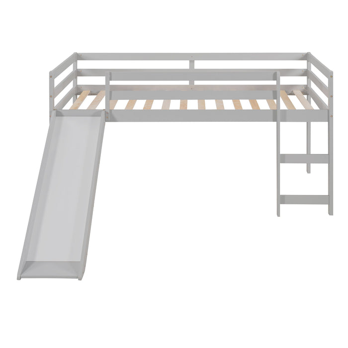 Loft Bed With Slide, Multifunctional Design