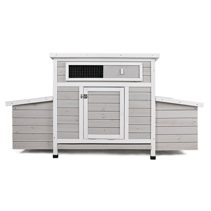 Large Chicken Coop Outdoor Hen House & Dual Nesting Boxes