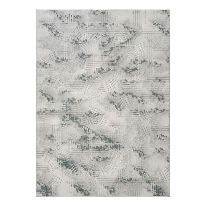 Geometrix - Area Rug With Geometric 3D Effect