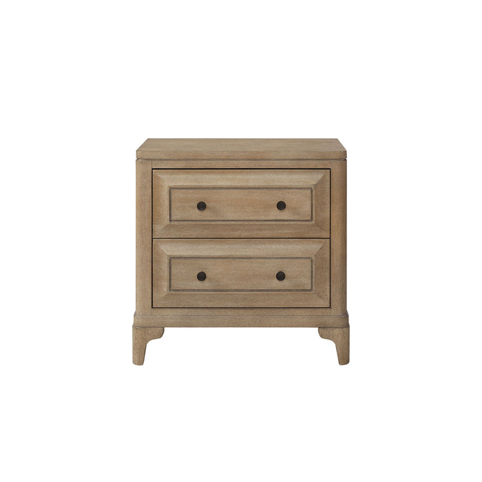2 Drawer Nightstand - Sand
