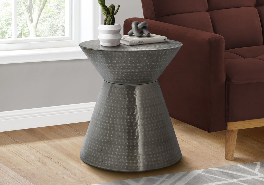 Drum Accent Side Table, Contemporary & Modern Elegant Design