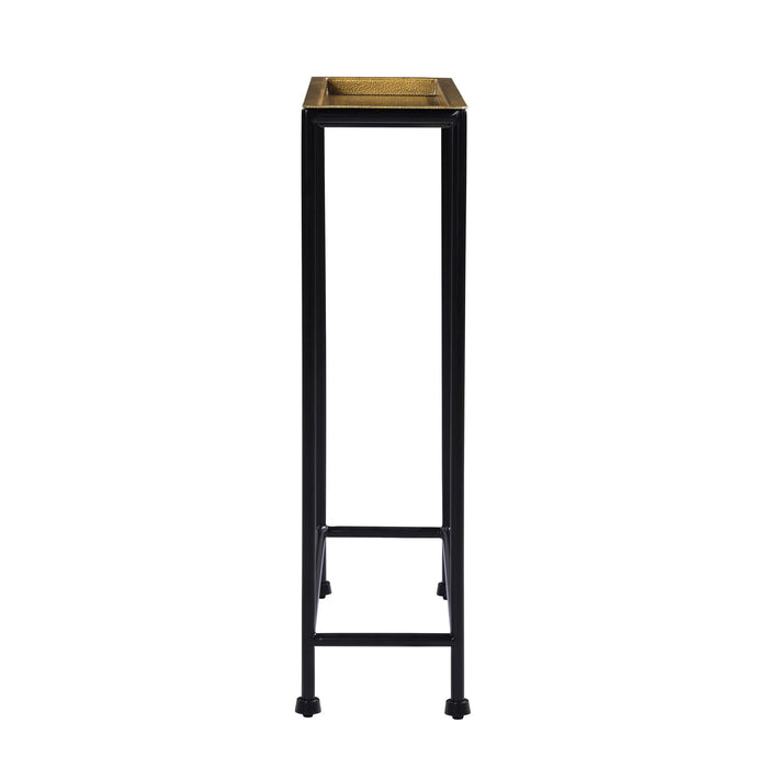 Trenton - Accent Side Table - Antique Bronze