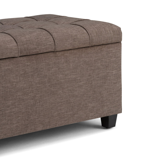 Sienna - Upholstered Storage Ottoman Bench