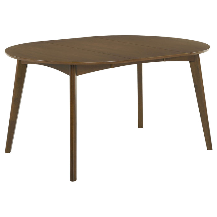 Linnea - 5 Piece Dining Set With Chairs - Dark Walnut