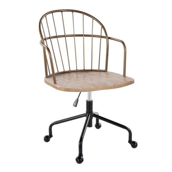 Riley - Farmhouse Adjustable Office Chair