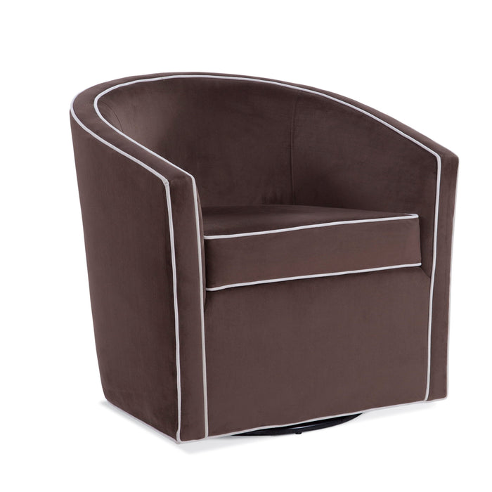 Kendall - Swivel Chair With Barrel Back Design