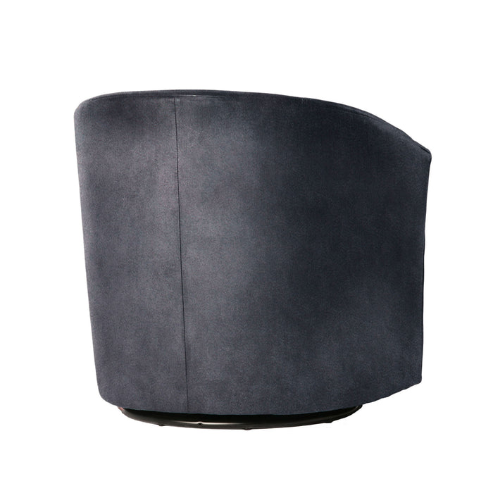 Eden - Swivel Chair With Upholstery And Hardwood Frame