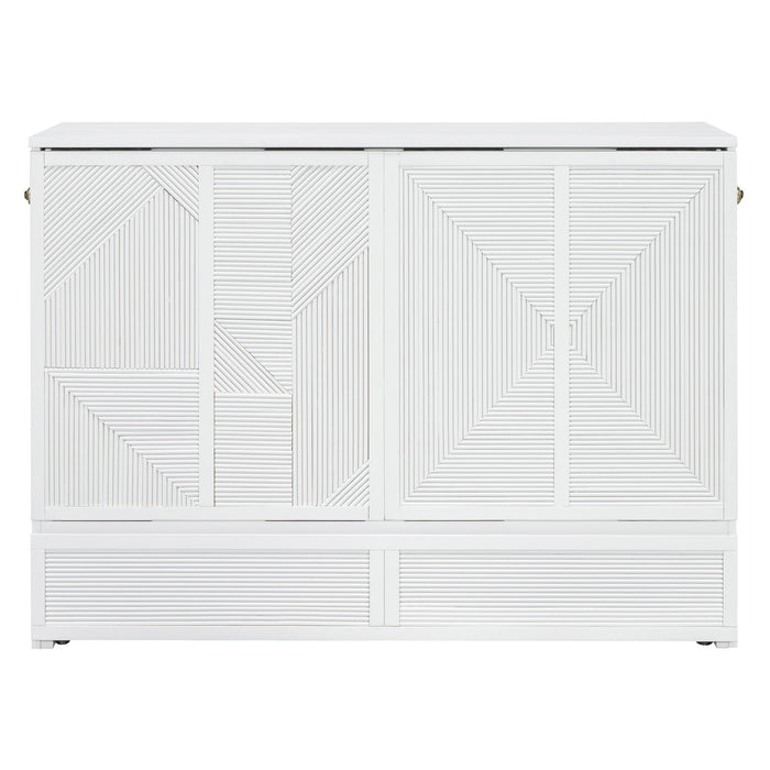 Murphy Bed With Large Drawer, USB Ports And Outlets