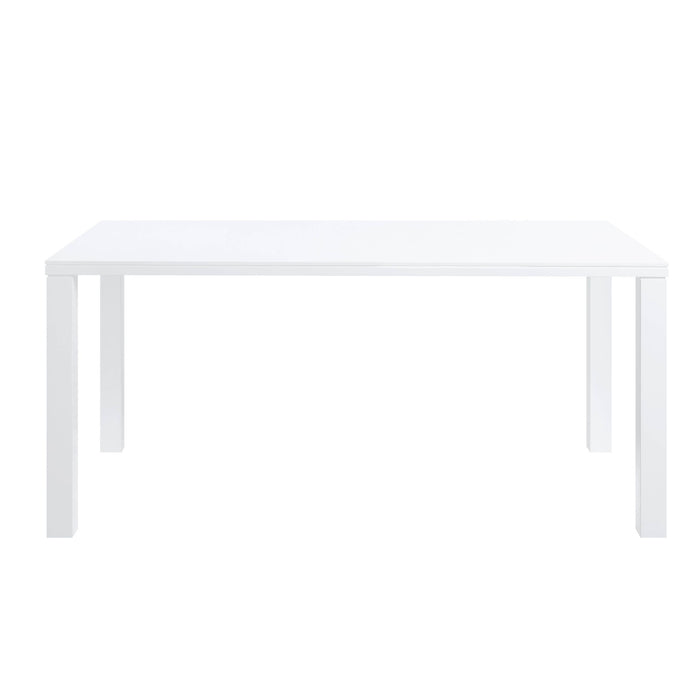 Pagan - High Gloss Dining Table - White