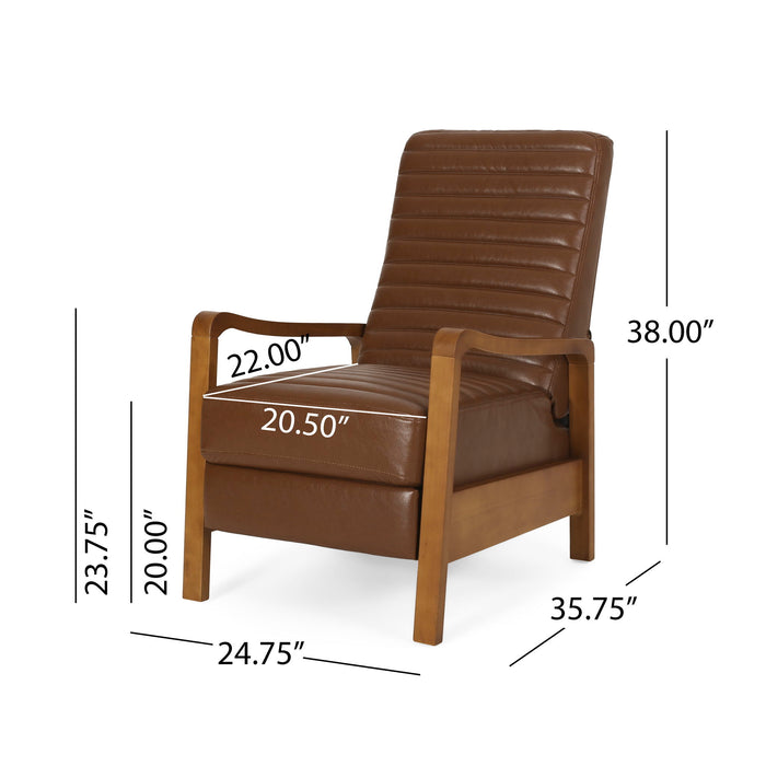 Contemporary Manual Club Recliner