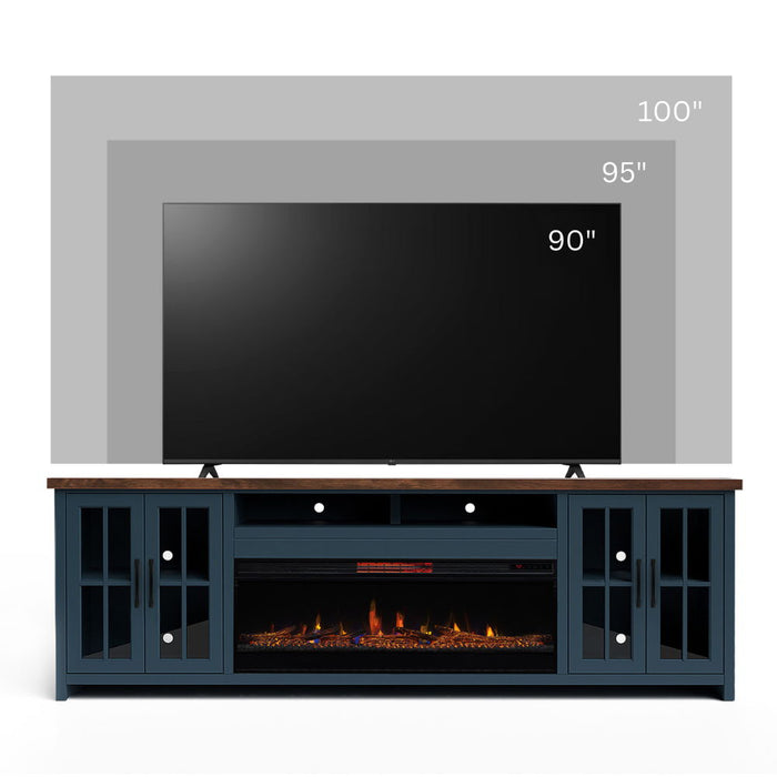 Nantucket - 74" Fireplace TV Stand Console