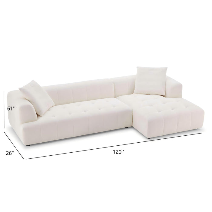 Kaynes - Elegant Upholstery Corner Sofa