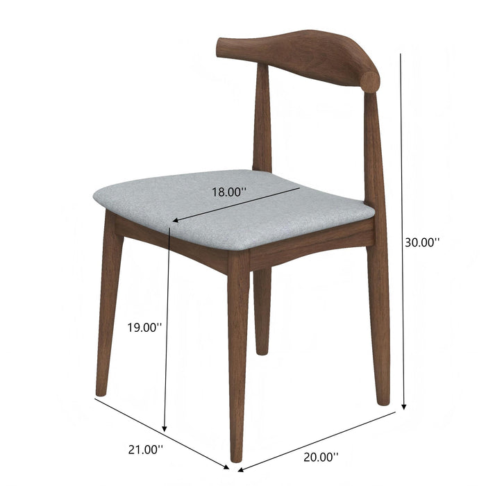 Brooklyn - Dining Chairs (Set of 2) - Gray