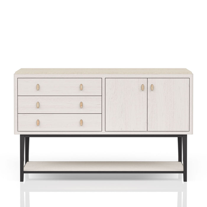 Server With Base - White
