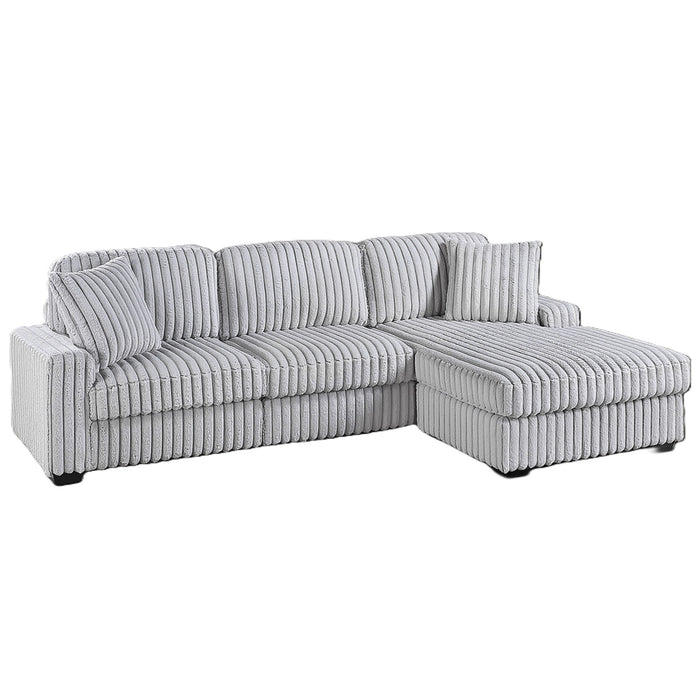 Sectional Sofa Set With Reversible Chaise, Living Room Furniture