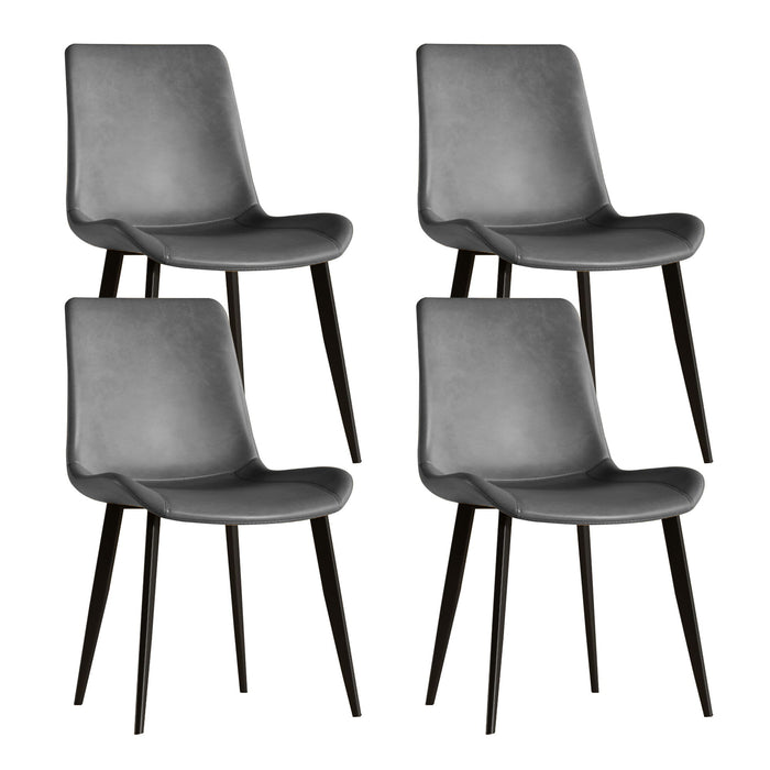 Modern Dining Chairs Ergonomic Design For Kitchen (Set of 4)