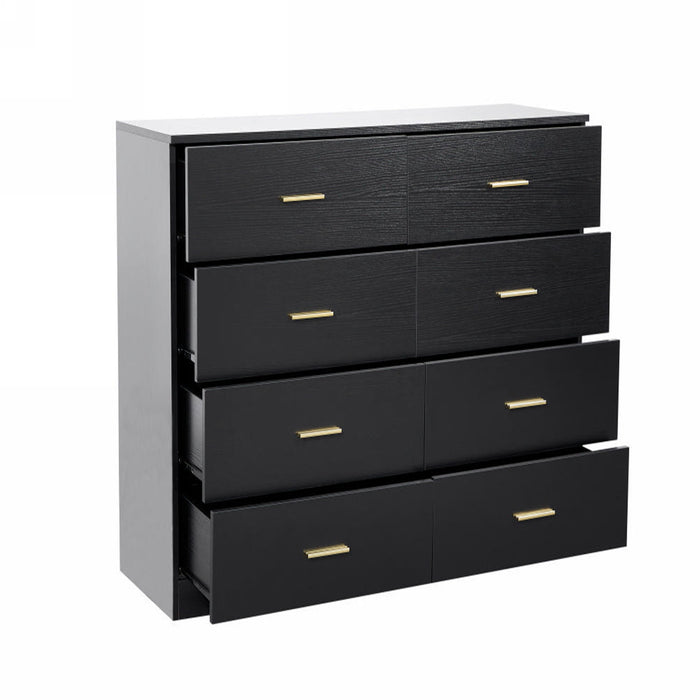 Modern Drawer Dresser For Bedroom, Ample Storage Wide Chest Of Drawers