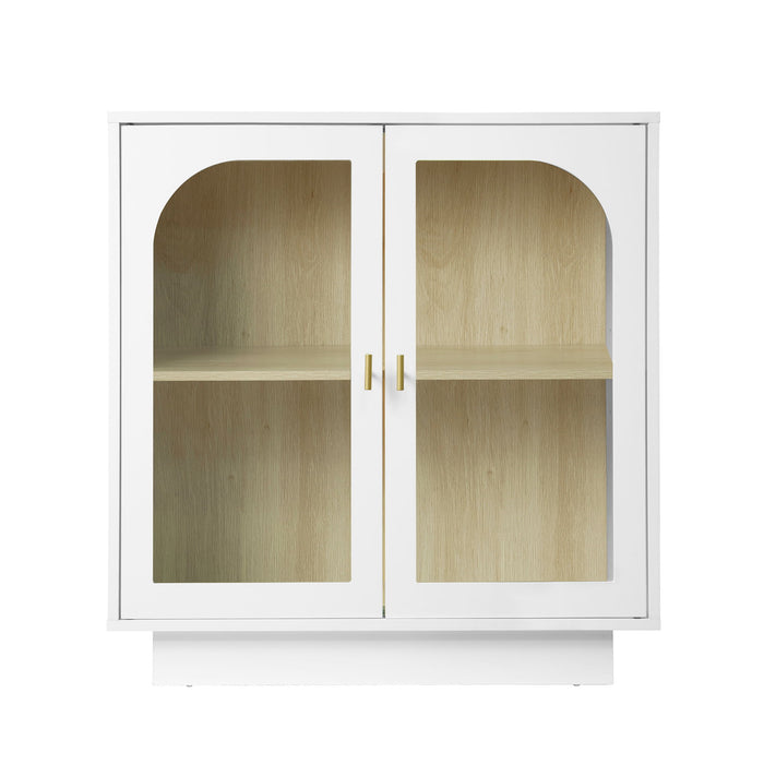 Storage Cabinet With Acrylic Door For Living Room