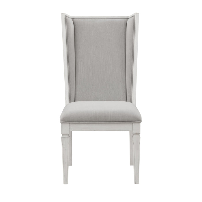 Katia - Side Chair (Set of 2) - Gray / White
