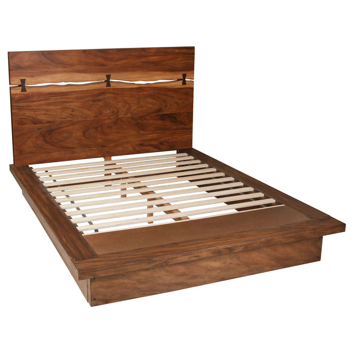 Mallory - Platform Bed With Exposed Joinery