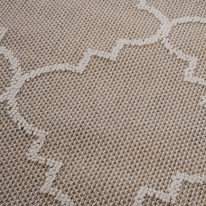 Guros - 4' X 6' Trellis Indoor / Outdoor Area Rug - Ivory