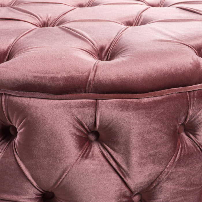 Modern Glam Ottoman Velvet