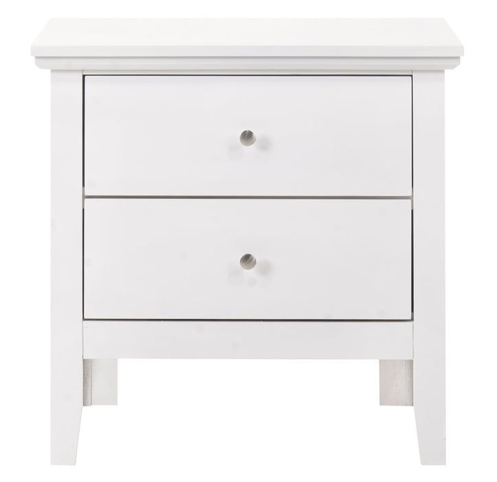 English Dovetailed Drawers Nightstand