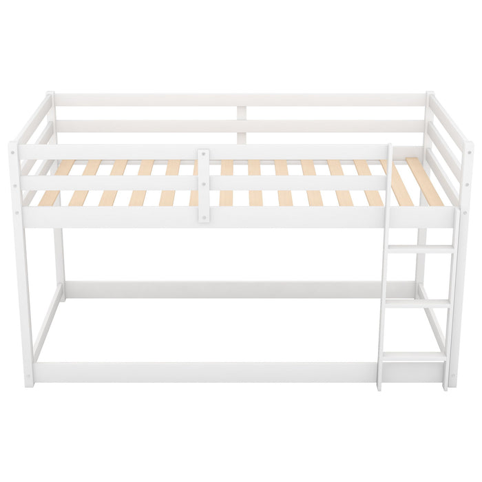 Floor Bunk Bed With Ladder